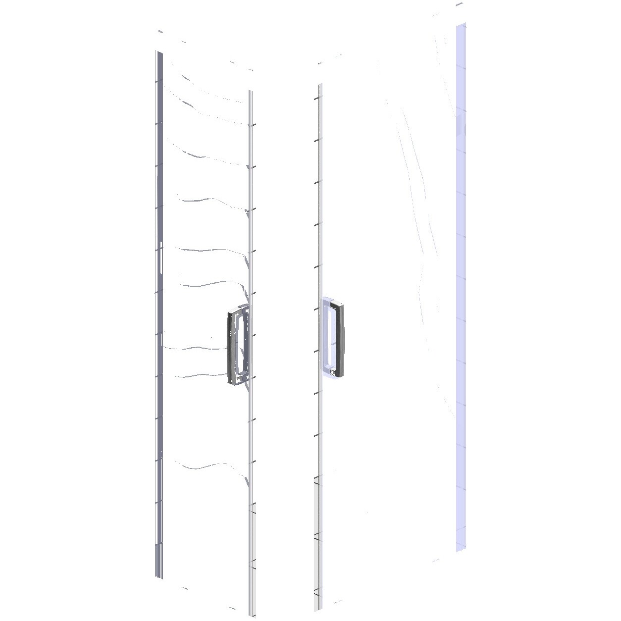 Душевой уголок 140х80 см хром глянец, стекло матовое Stworki "Карлстад" - изображение 12