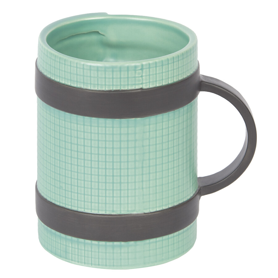 Кружка керамическая зеленая Yoga Mug
