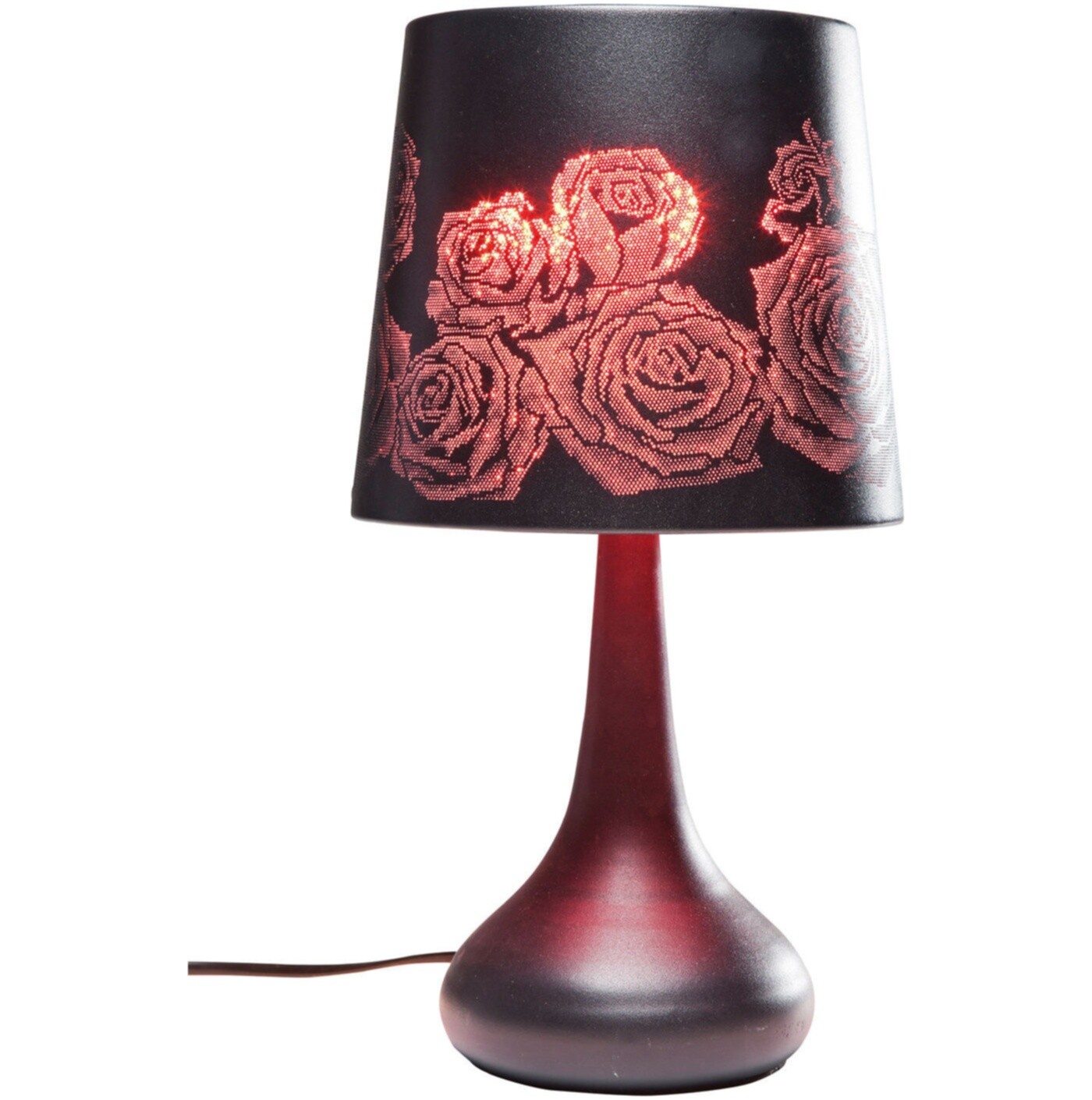Лампа настольная Rose Мультиколор с рисунком &quot;Розы&quot; 36328