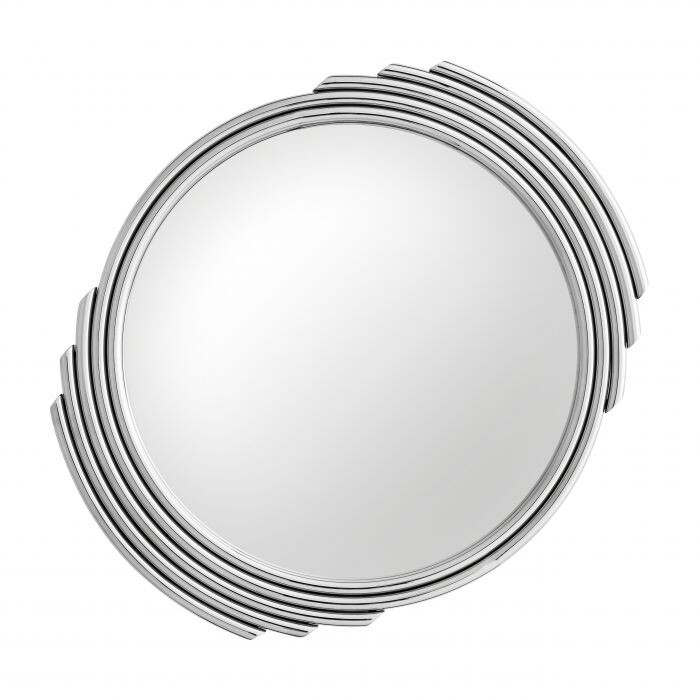Зеркало настенное серебро Cesario