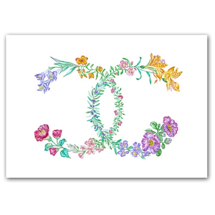 Постер Chanel flowers А3