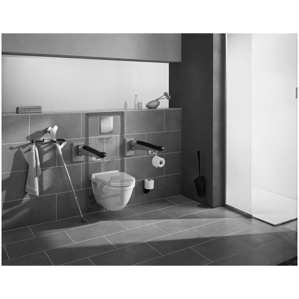 Унитаз подвесной белый Bocchi Venezia 1295-001-0129 с инсталляцией Grohe Rapid SL 38775001 - изображение 5