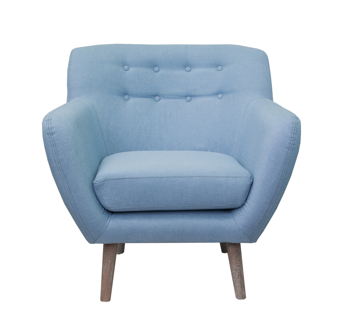 Кресло дизайнерское голубое Fuller