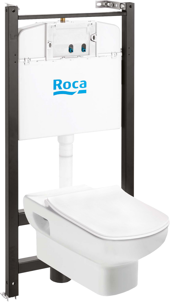 Унитаз подвесной с инсталляцией белый Roca Dama Senso 893104680
