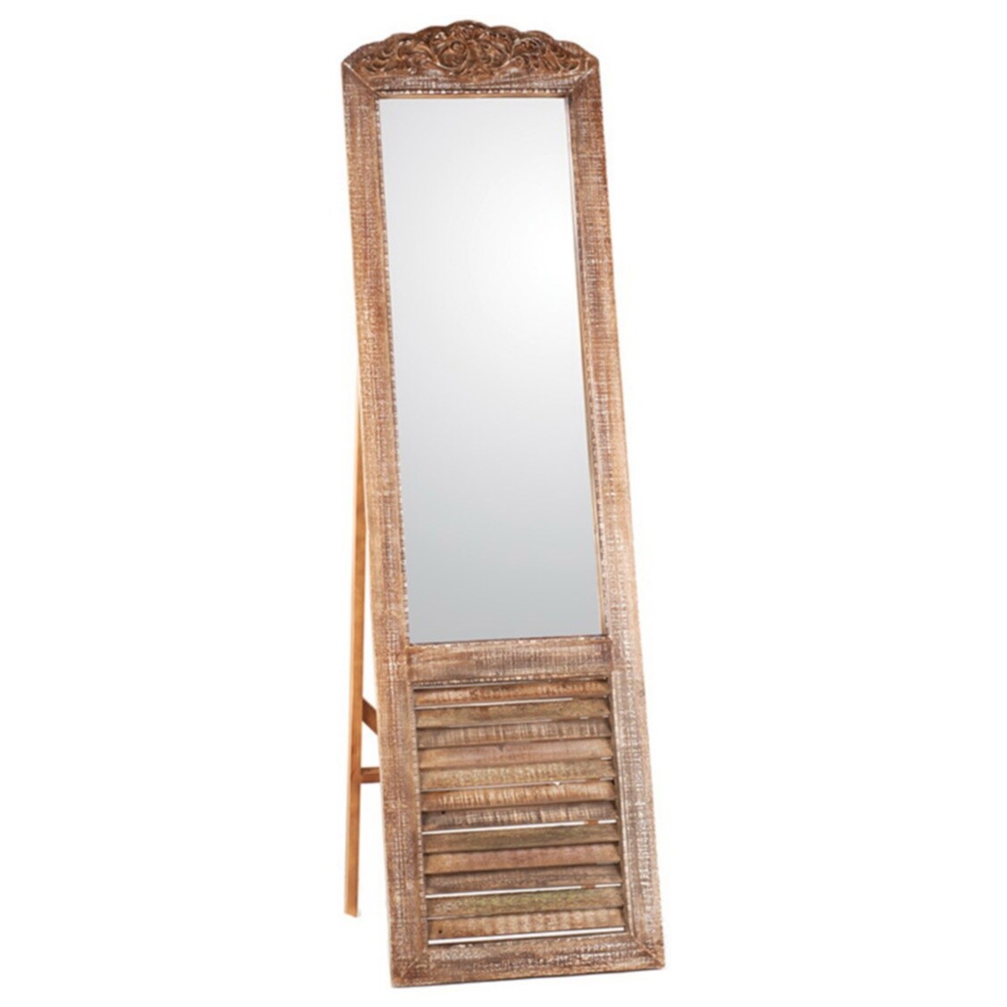 Зеркало напольное в деревянной раме 110884