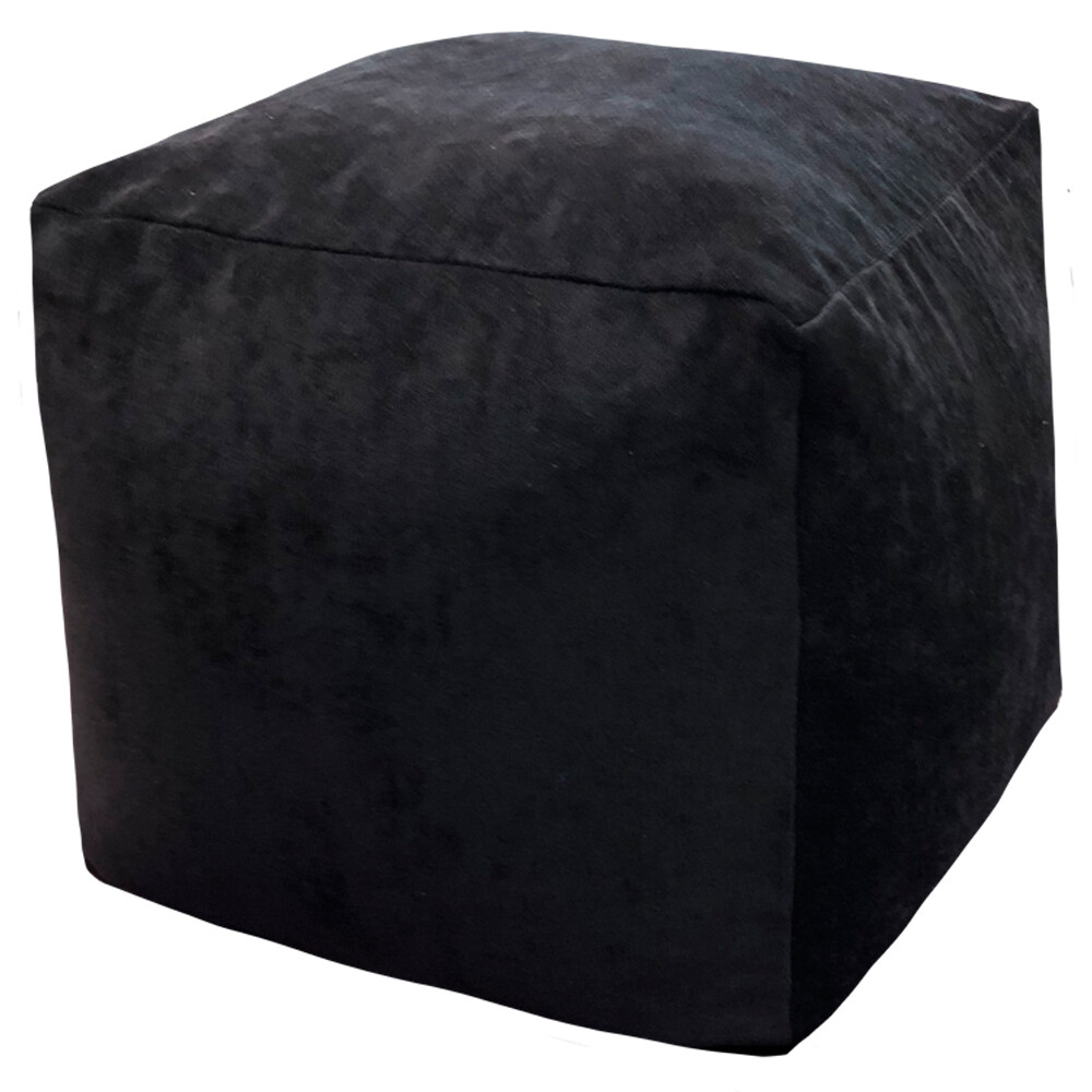Мягкий пуф куб черный 3912401