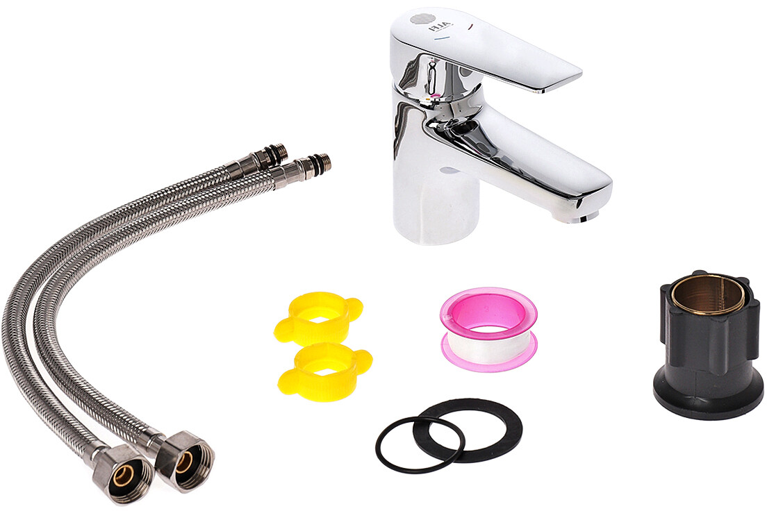 Смеситель для раковины однорычажный хром Stworki "Орхус" OR-01cr - изображение 8