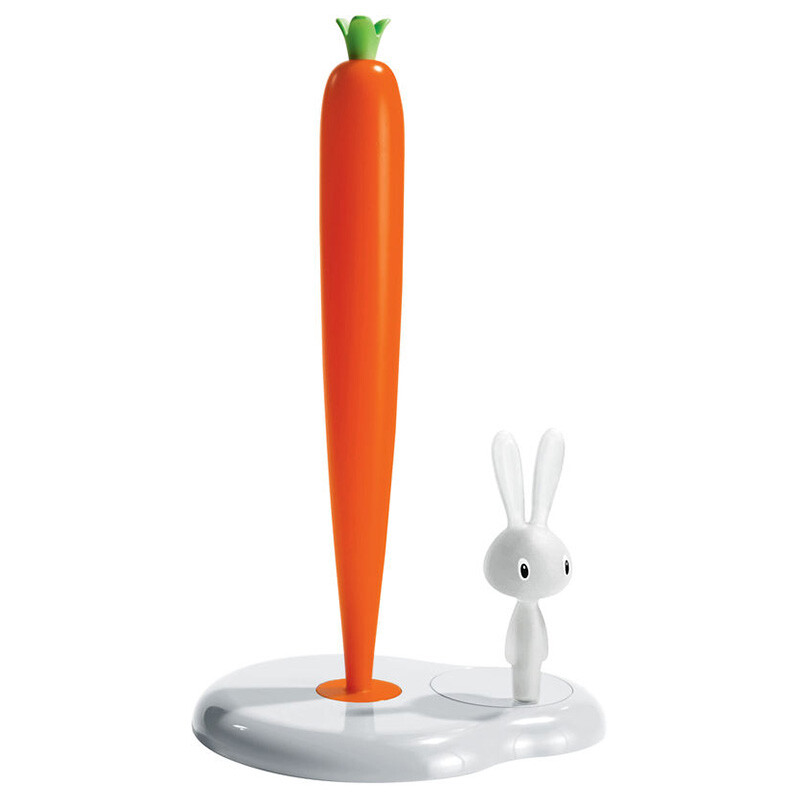Держатель для бумажных полотенец 20 см белый Bunny&Carrot