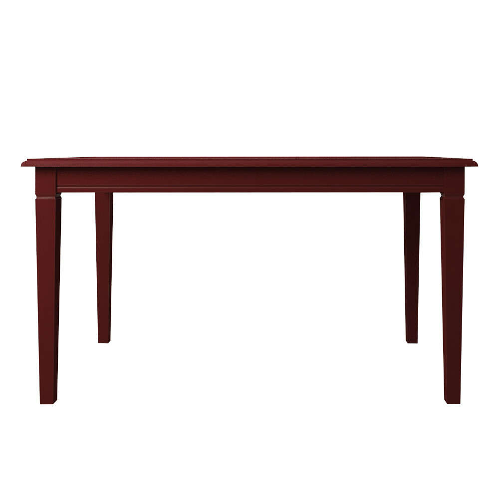 Обеденный стол прямоугольный красный 144 см Bordo