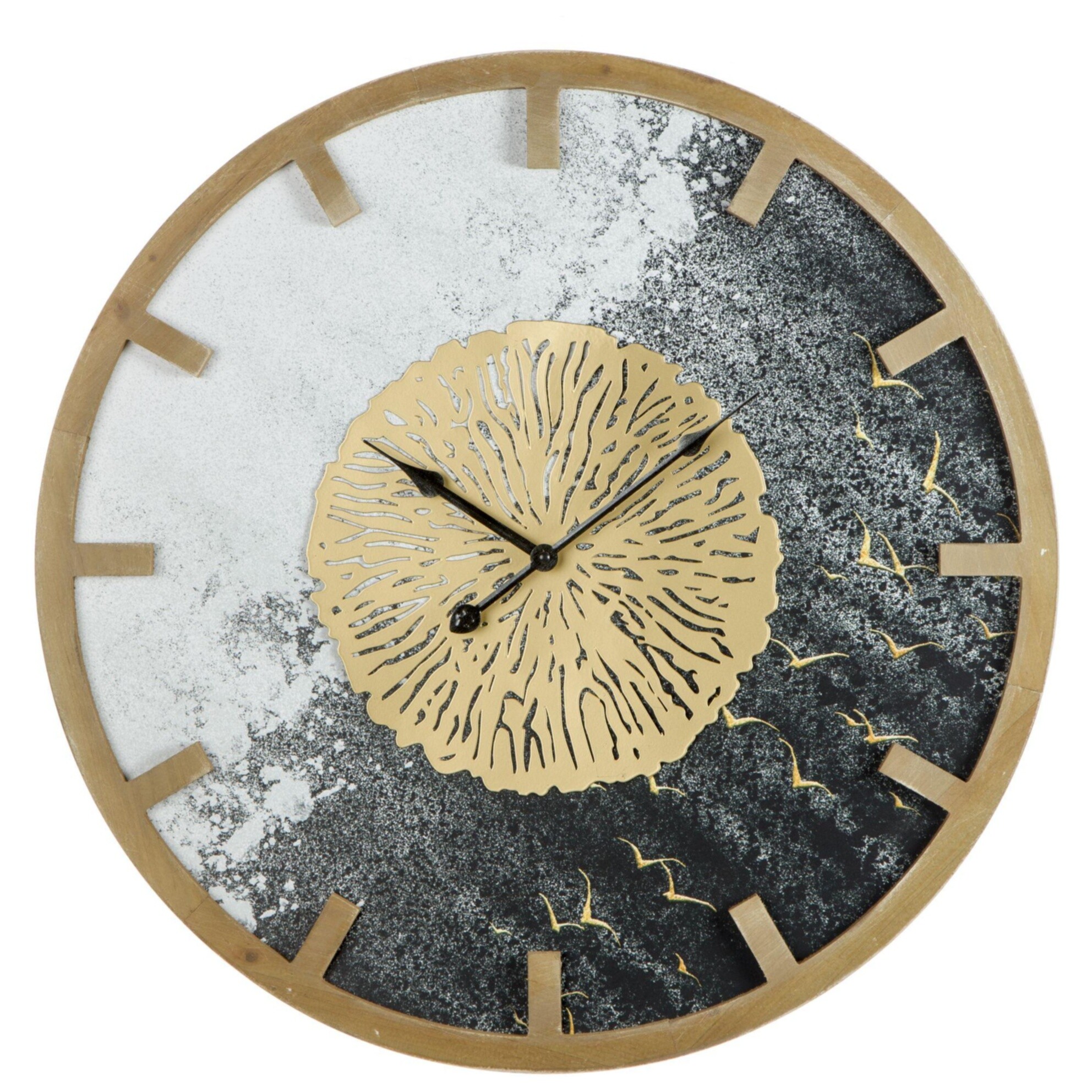 Часы настенные кварцевые золото Aviere 25539