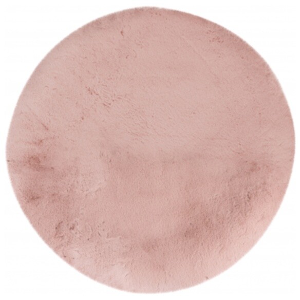 Ковер круглый 120 см пудровый Heaven 800 Powder pink