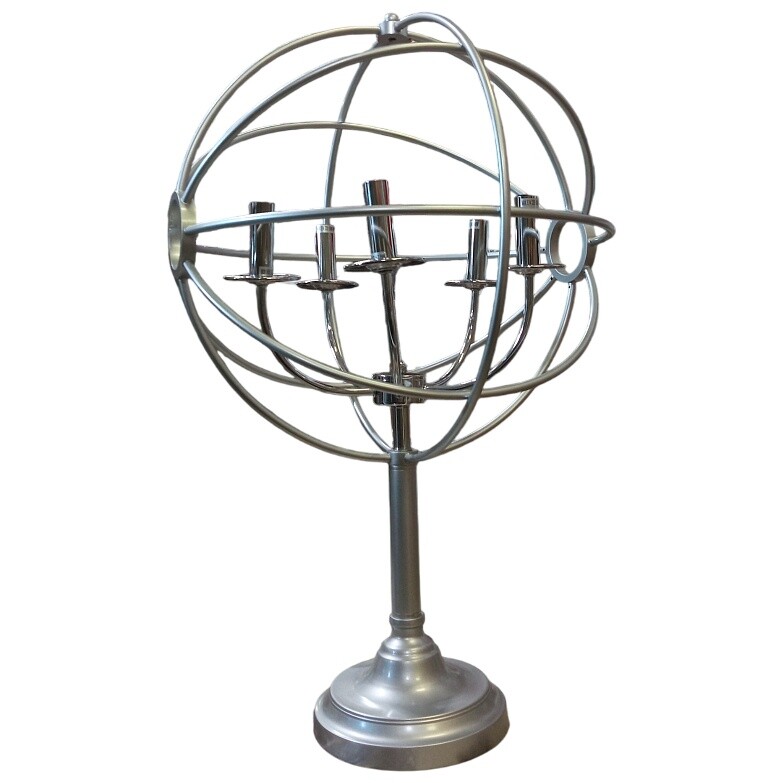 Напольный светильник хром Foucault's Orb