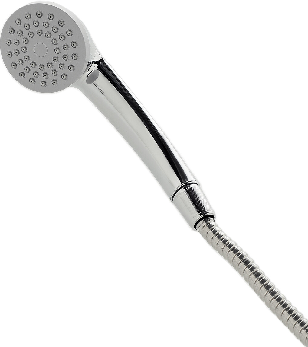 Смеситель универсальный двухвентильный с душевым гарнитуром хром Diwo "Анапа" AN-02cr - изображение 4