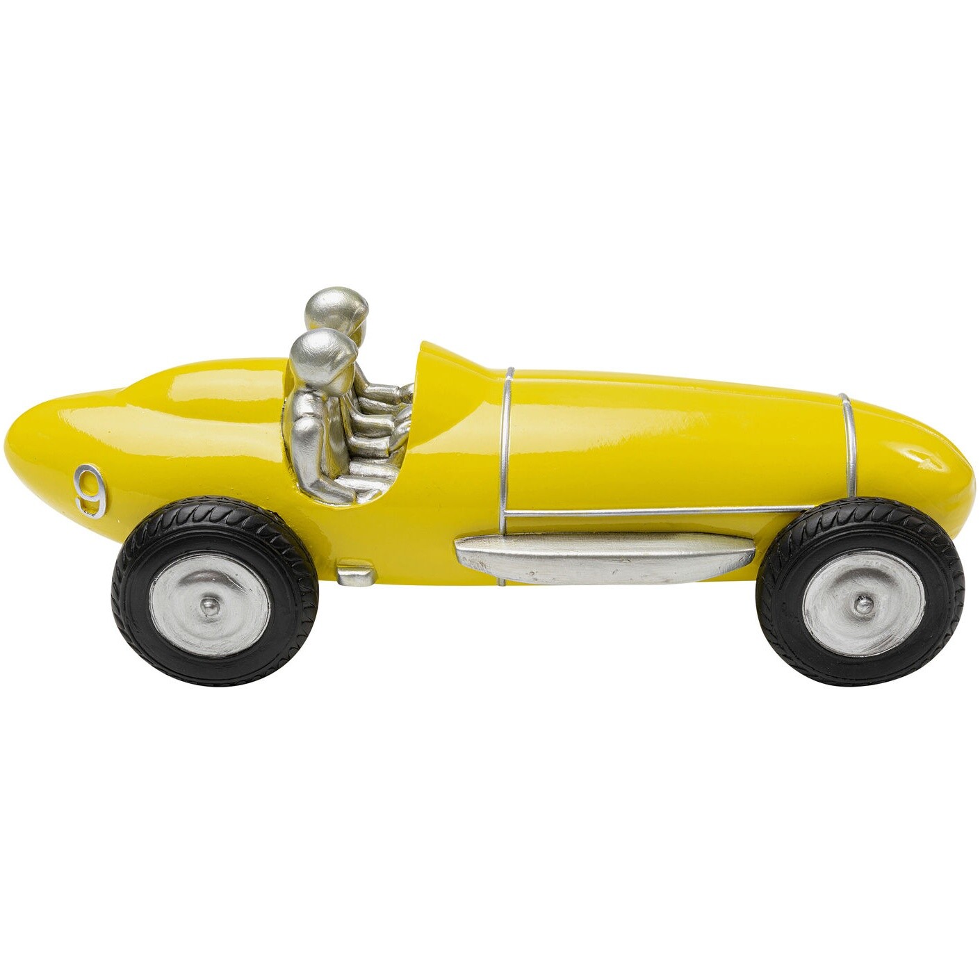 Фигурка декоративная из полирезина желтая Racing Car 54747