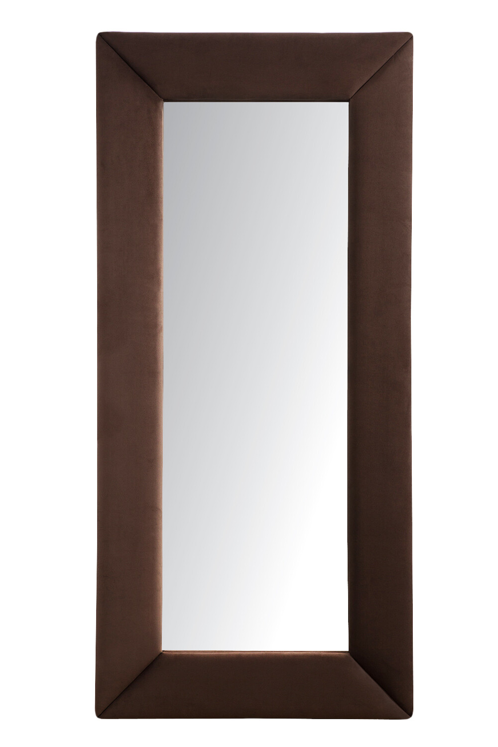 Зеркало напольное прямоугольное коричневое