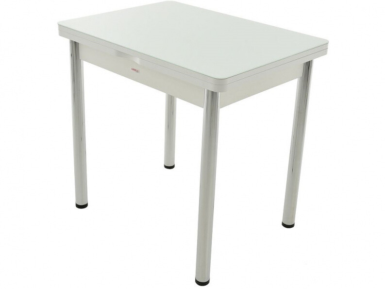 Обеденный стол раздвижной 120/80х60 см белый &quot;Бари&quot;