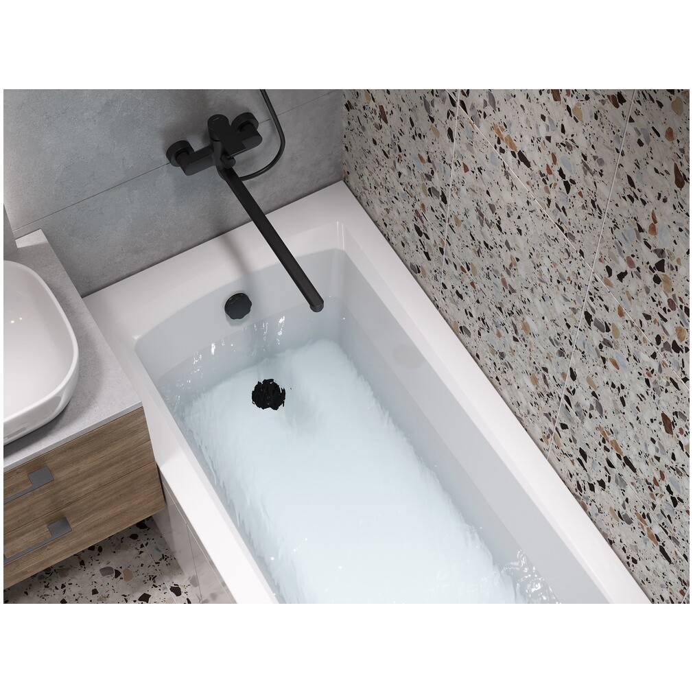 Ванна акриловая прямоугольная 170x70 см белая Cersanit Nature 64244 - изображение 13