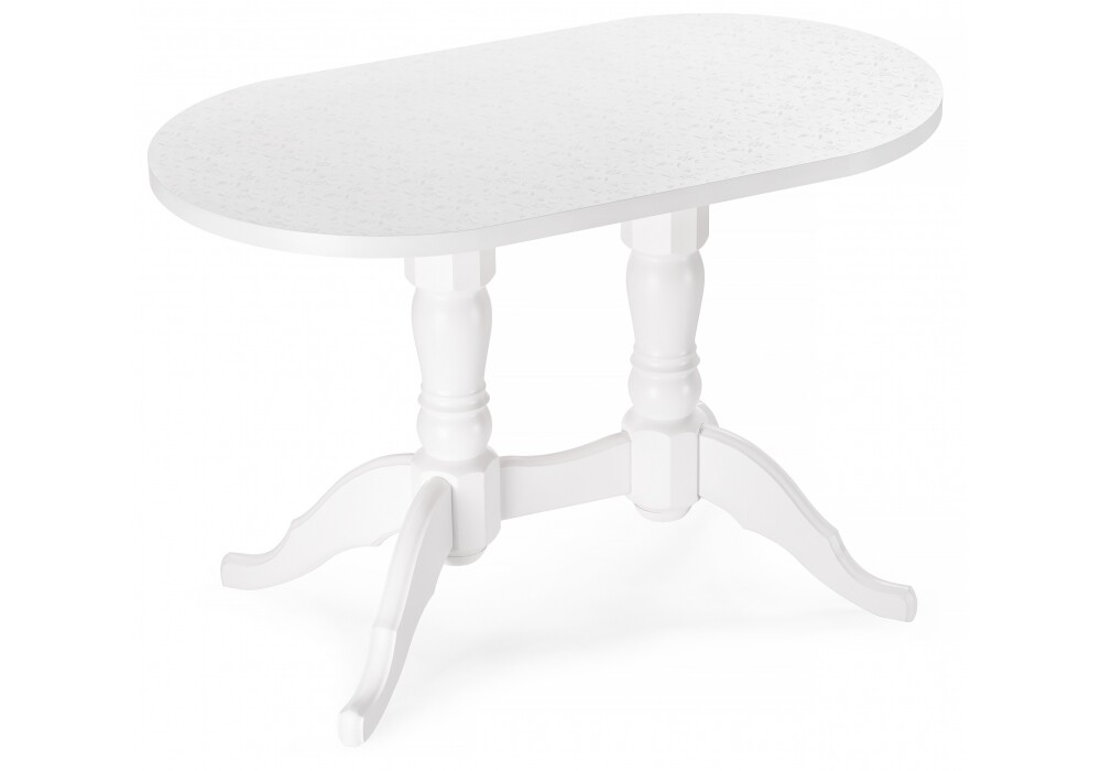 Обеденный стол деревянный белый &quot;Адней&quot;