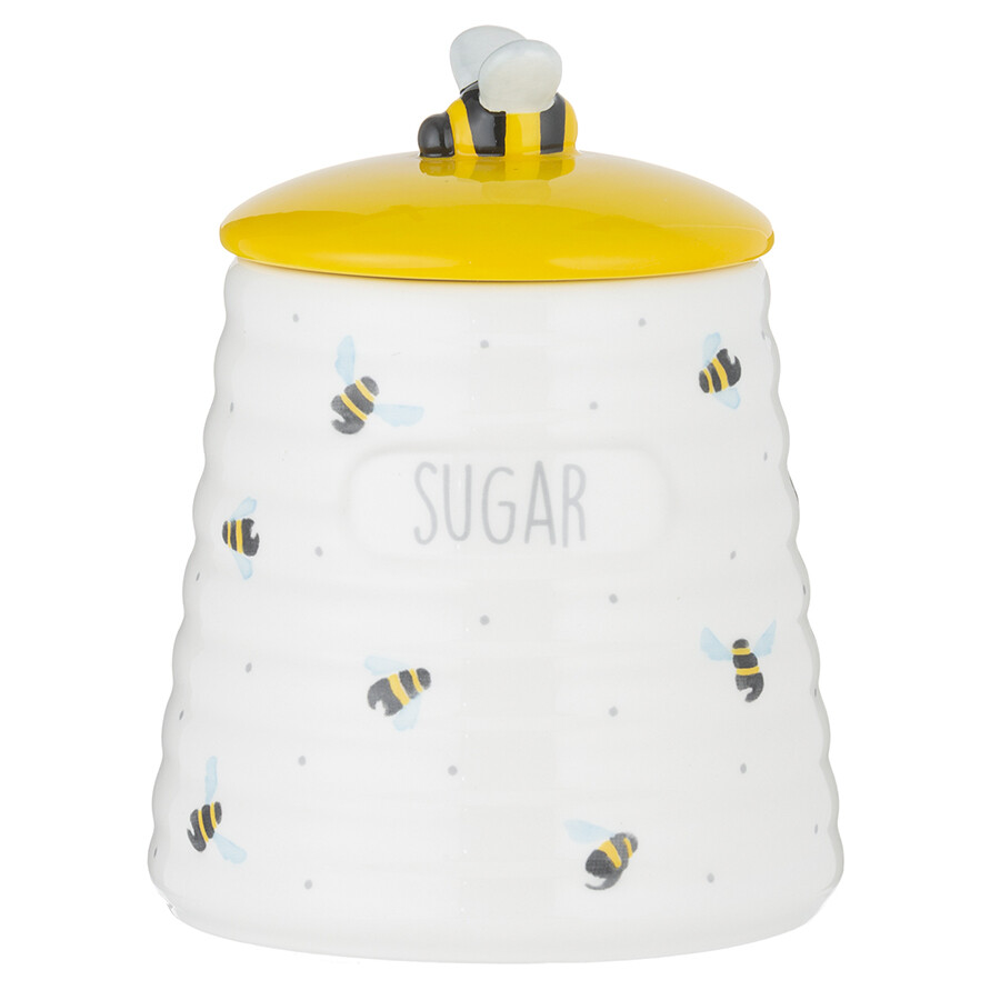 Емкость для хранения сахара белая Sweet Bee