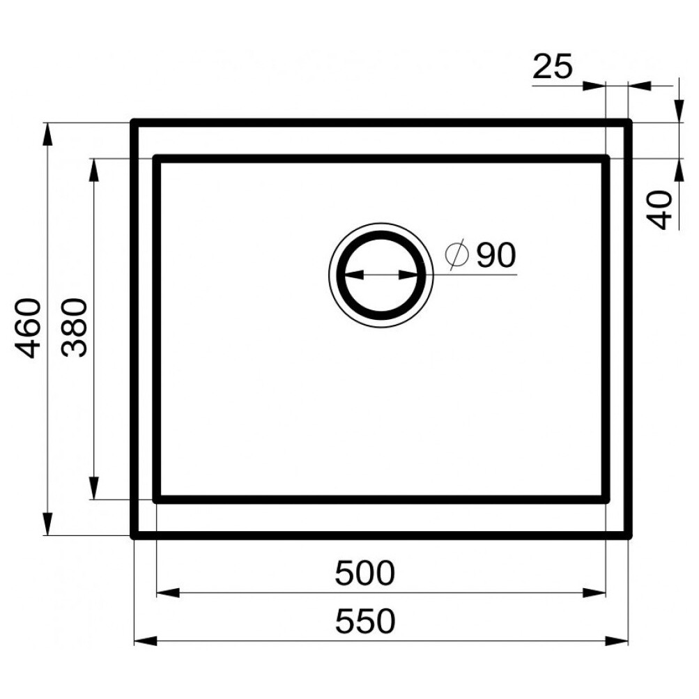 Мойка кухонная серый металлик Milacio Leon 55 Cuarzo MC.77083 - изображение 9