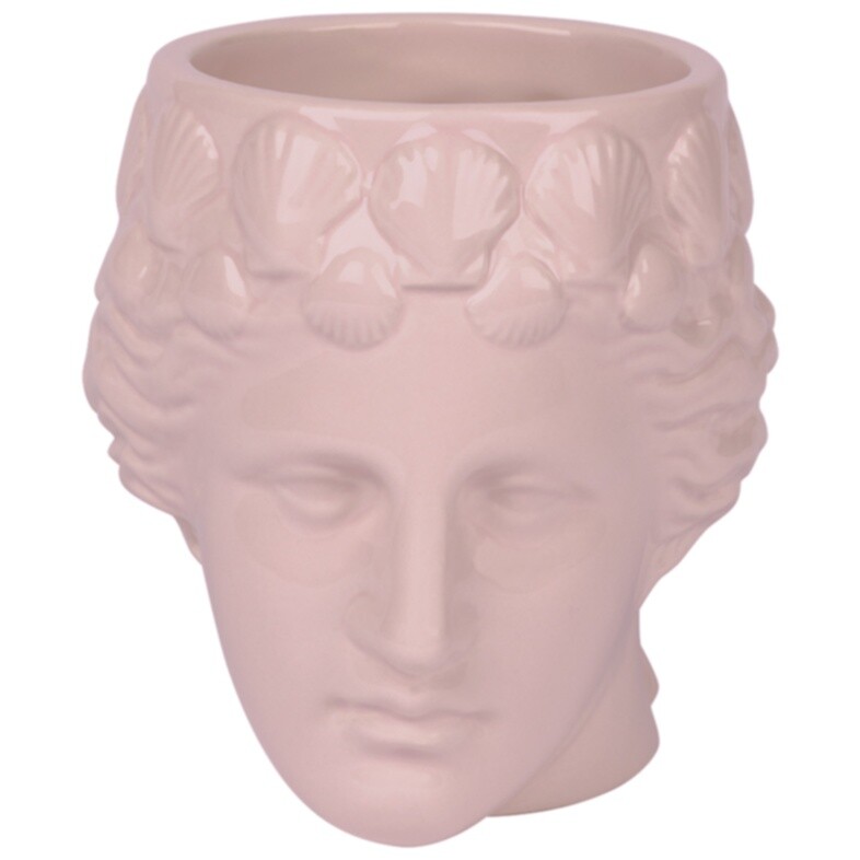 Кружка керамическая фигурная 15 см розовая Aphrodite