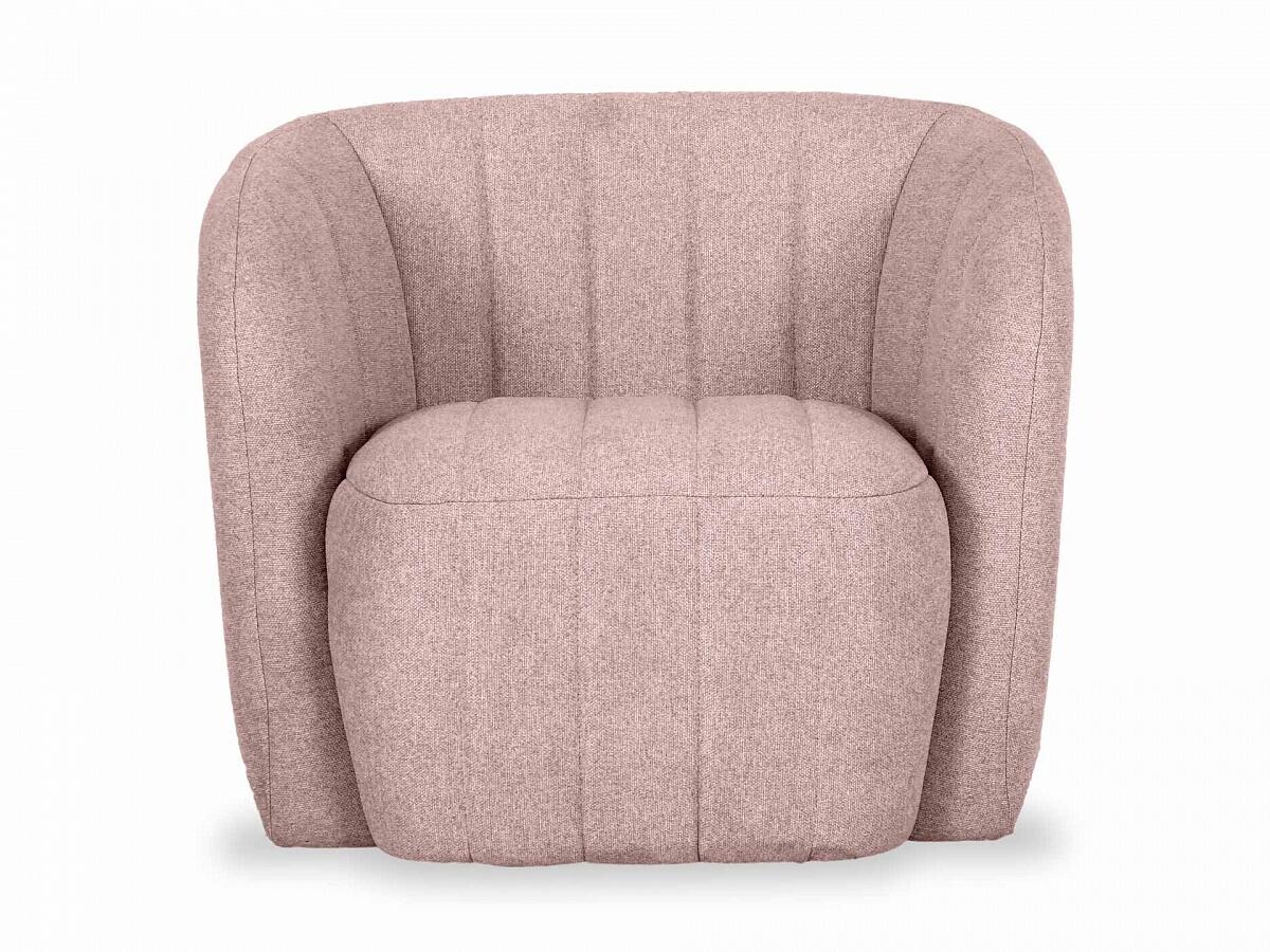 Кресло мягкое розовое Lecco