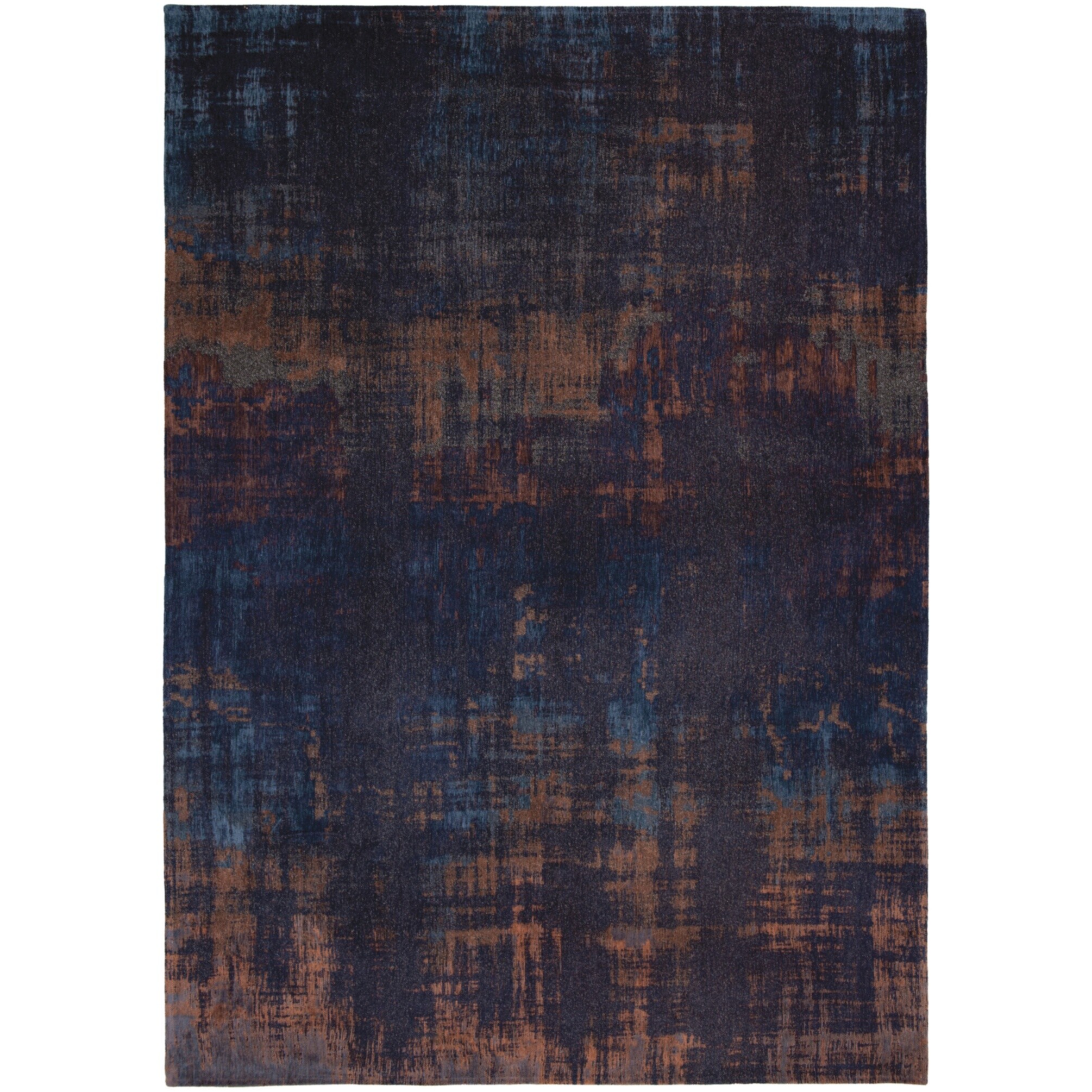 Ковер прямоугольный 80х150 см синий, коричневый Sunset Blue