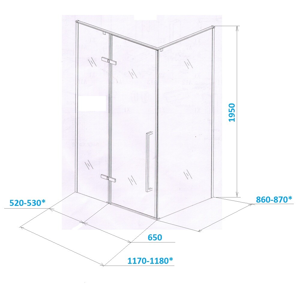 Душевой уголок прямоугольный 90х120 см  черный матовый Cerutti SPA C1A - изображение 13