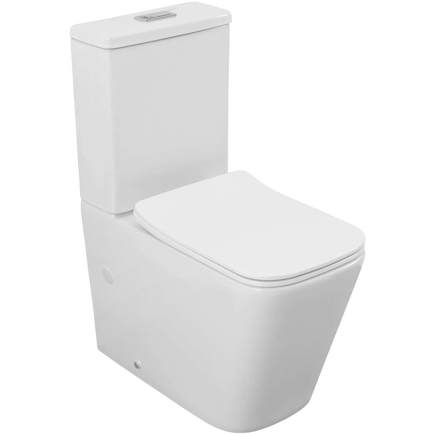Унитаз напольный безободковый керамический белый Creto Logan L4 1004-001-L2СW