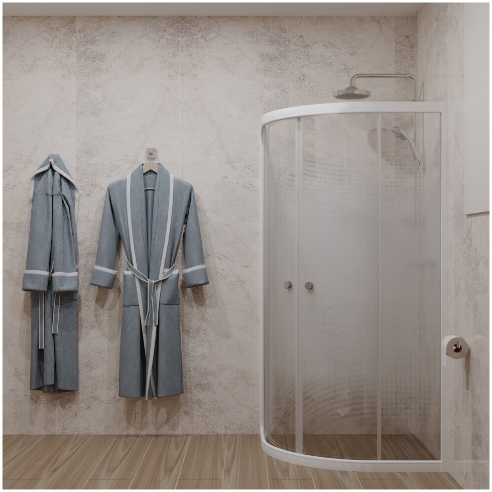 Душевой уголок 100х100 см белый Triton "Лайт" Щ0000064834 - изображение 4