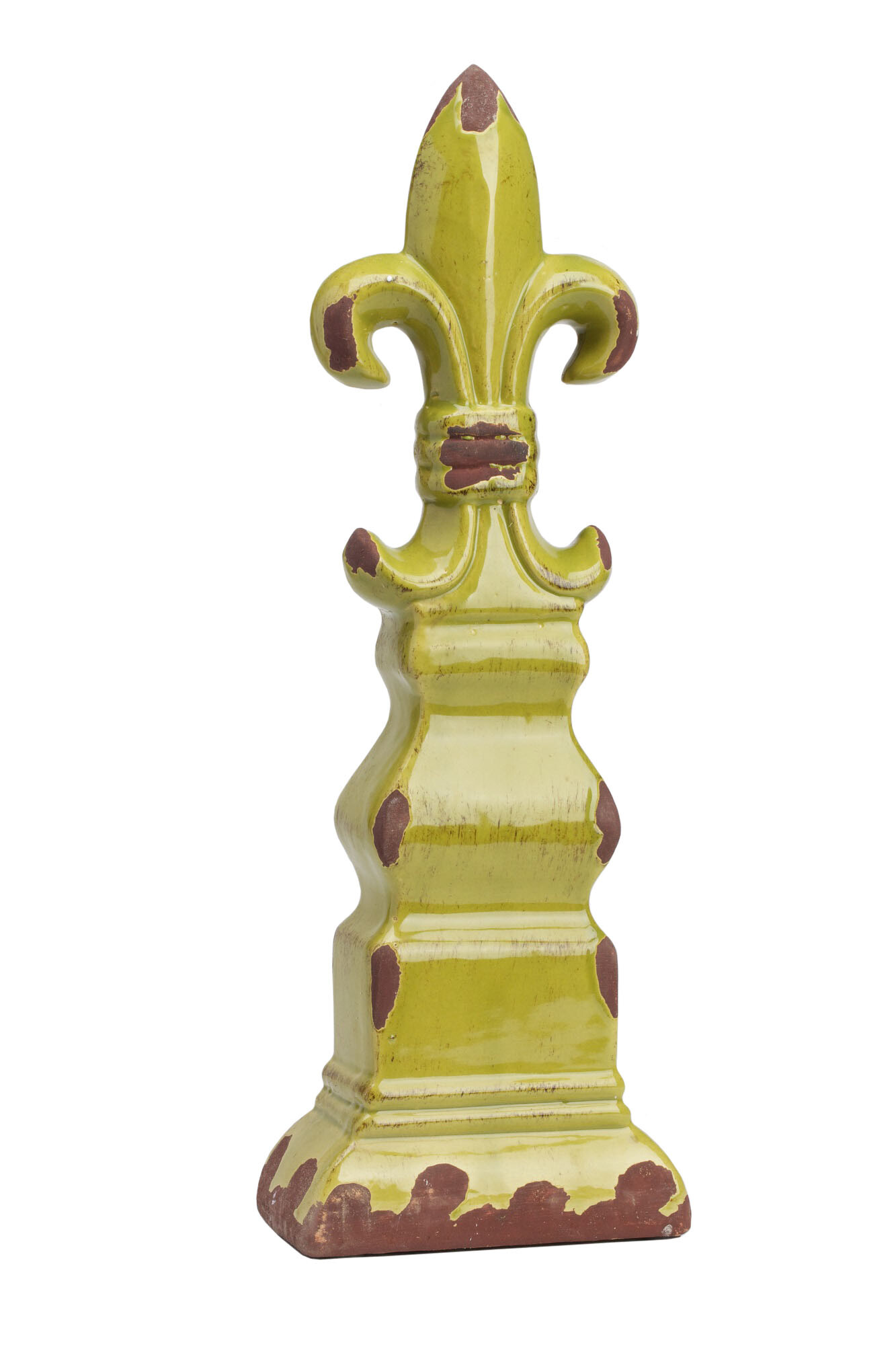 Статуэтка зелено-коричневая &quot;Геральдическая лилия&quot; Monogram Tall