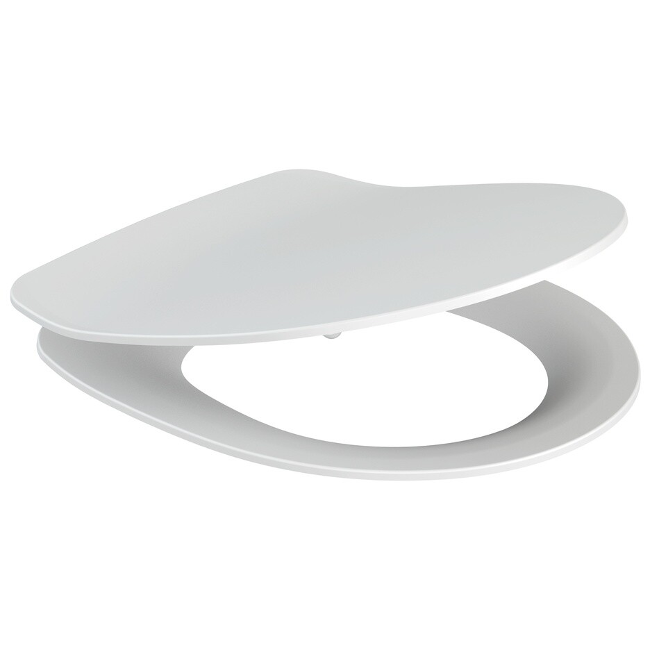 Сиденье для унитаза из дюропласта с микролифтом белое Cersanit Delfi DPL EO slim S-DS-DELFI-S-DL-t