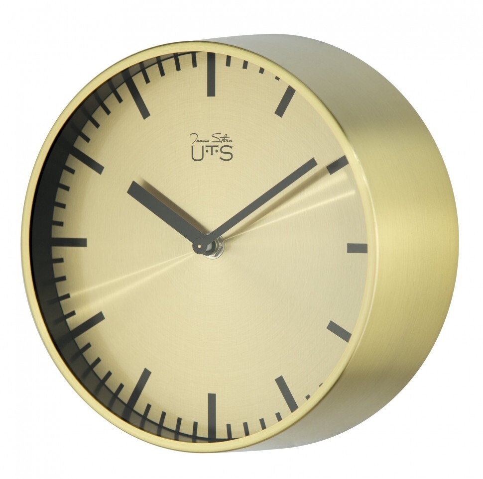 Часы настенные золотые Tomas Stern 4017G