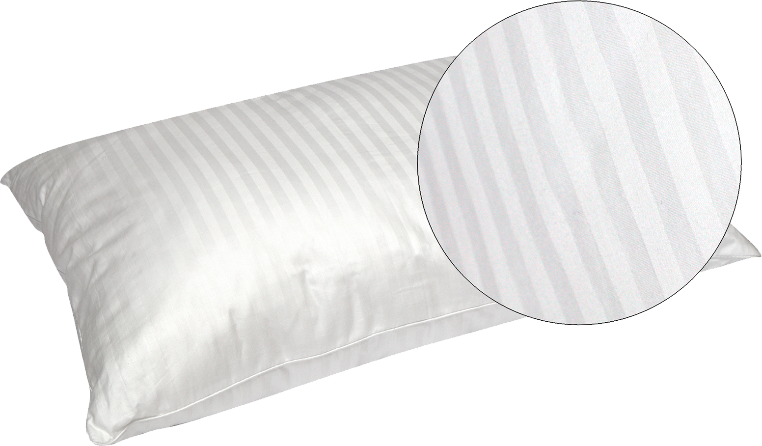 Подушка для сна ортопедическая 40х60 белая Molina