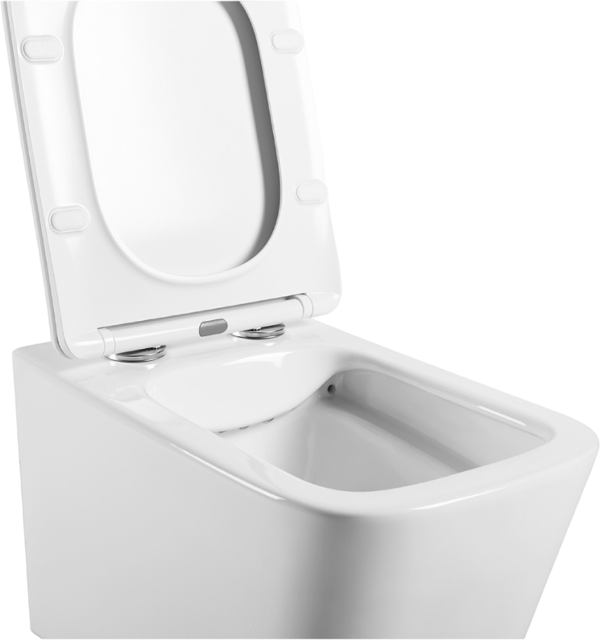 Унитаз подвесной безободковый с микролифтом белый Stworki "Бурос" BU-04up - изображение 5