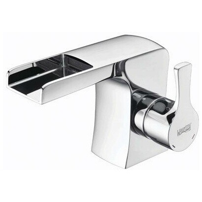 Смеситель для раковины каскадный из латуни хром Wasserkraft 4869