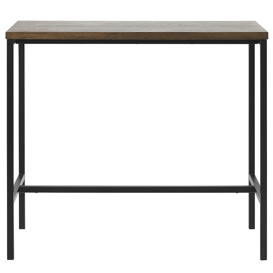 Обеденный стол с металлическими ножками 120х60 см коричневый Rivoli