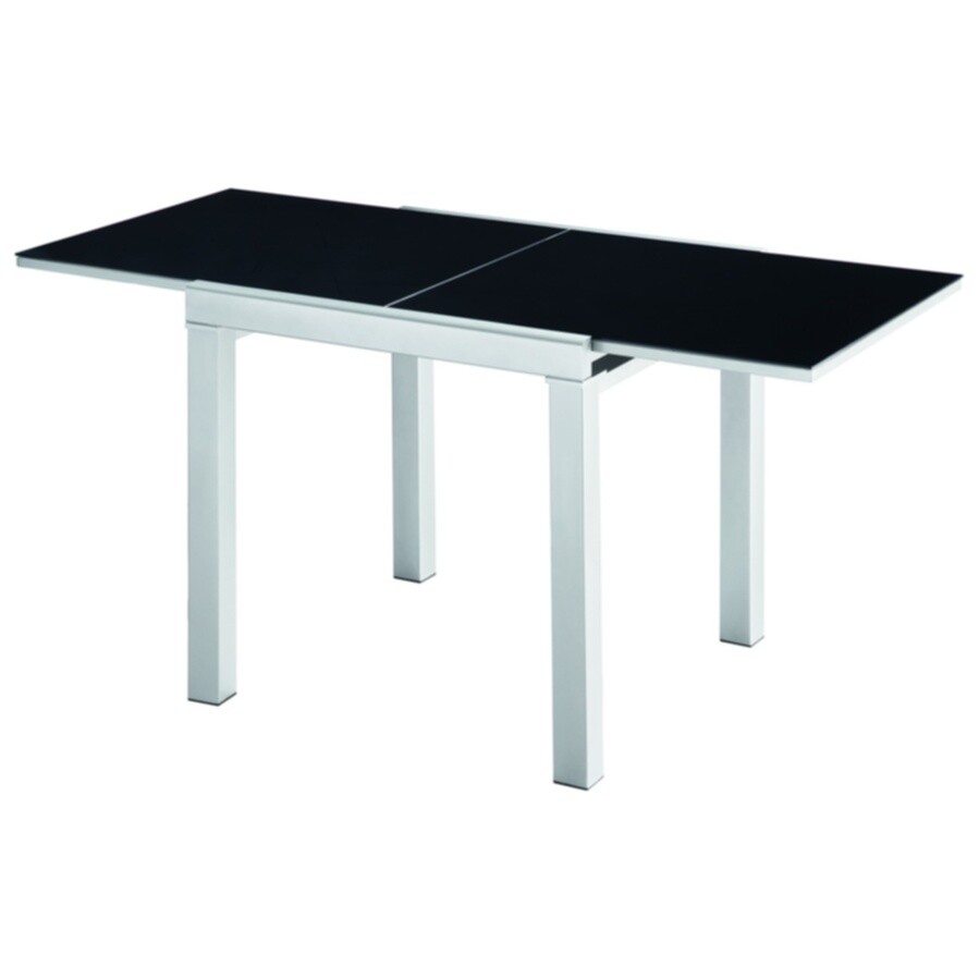 Обеденный стол раздвижной черный 150 см Cute