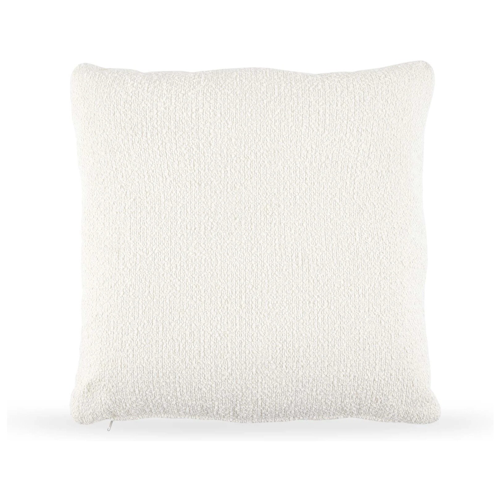 Подушка квадратная 70 см ткань Buckle white белая Fabro
