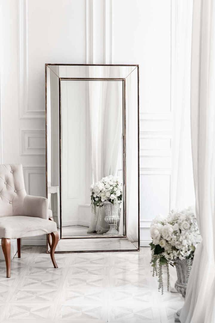 Зеркало напольное в полный рост венецианское бронзовое Dijon