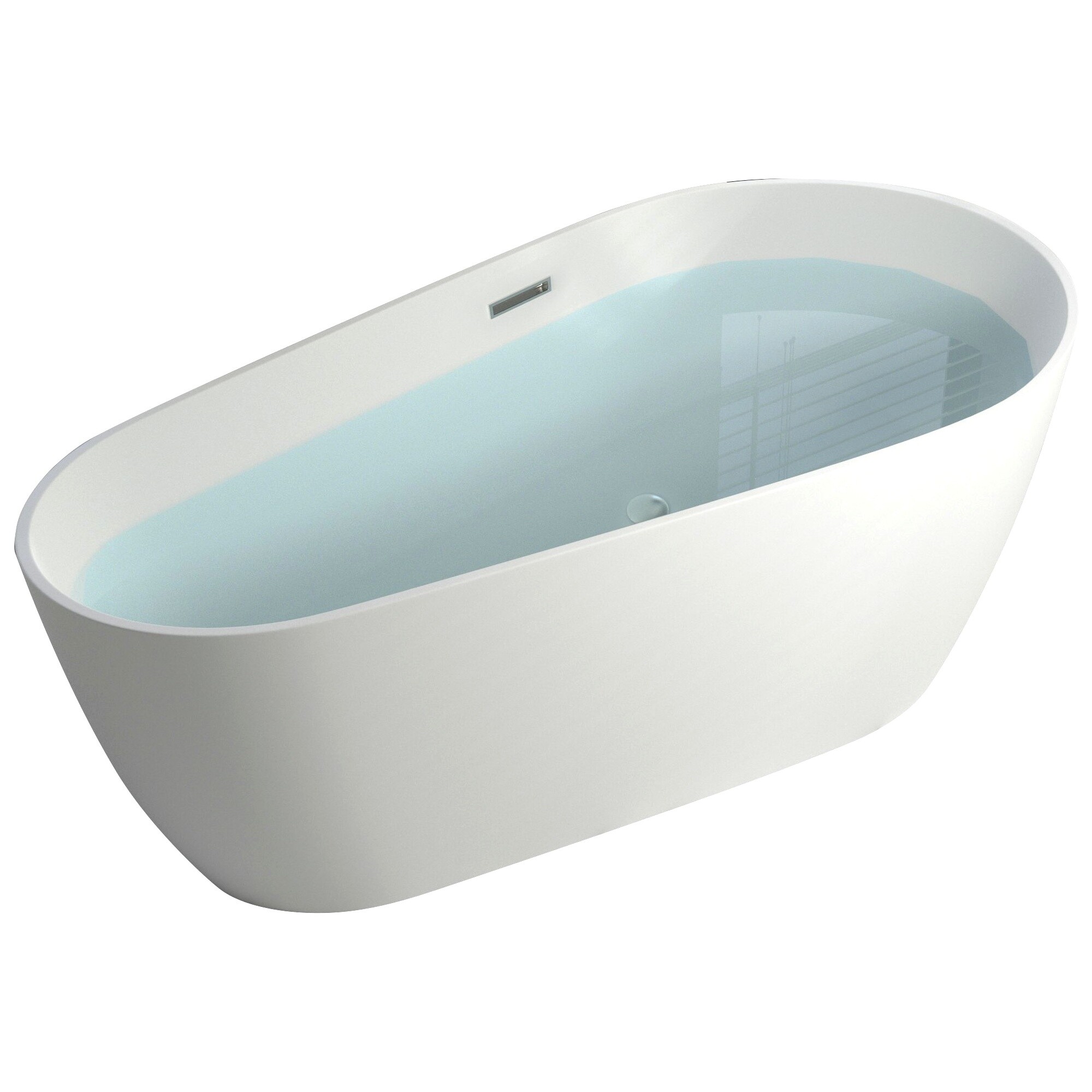 Ванна акриловая отдельностоящая белая Cerutti SPA Mimi 170 CT9671