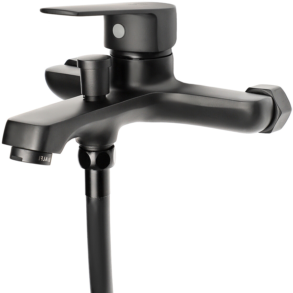 Смеситель для ванны черный Stworki "Орхус" OR-02b - изображение 6