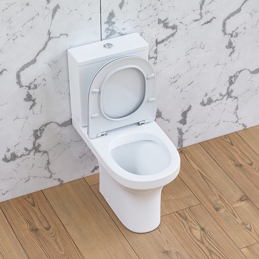 Унитаз напольный безободковый с микролифтом белый Stworki "Лунд" HCLND8600SC - изображение 5