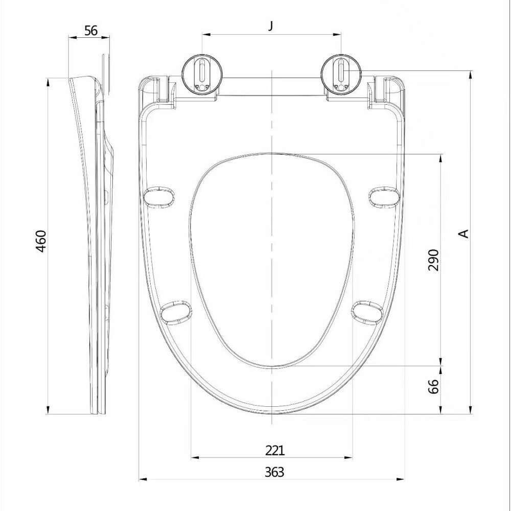Сиденье для унитаза с микролифтом белое Aquatek AQ0209-00 - изображение 6
