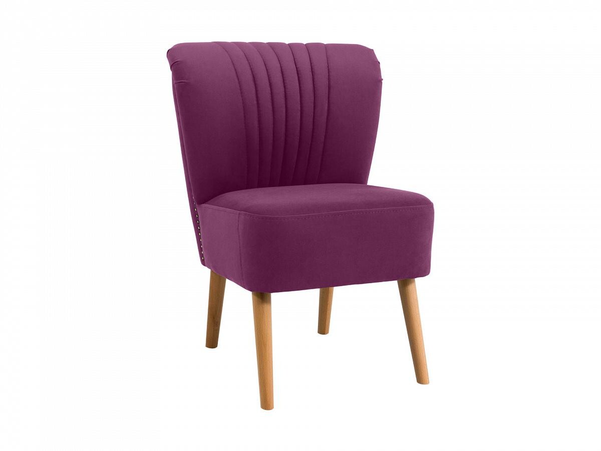 Кресло мягкое фиолетовое Barbara