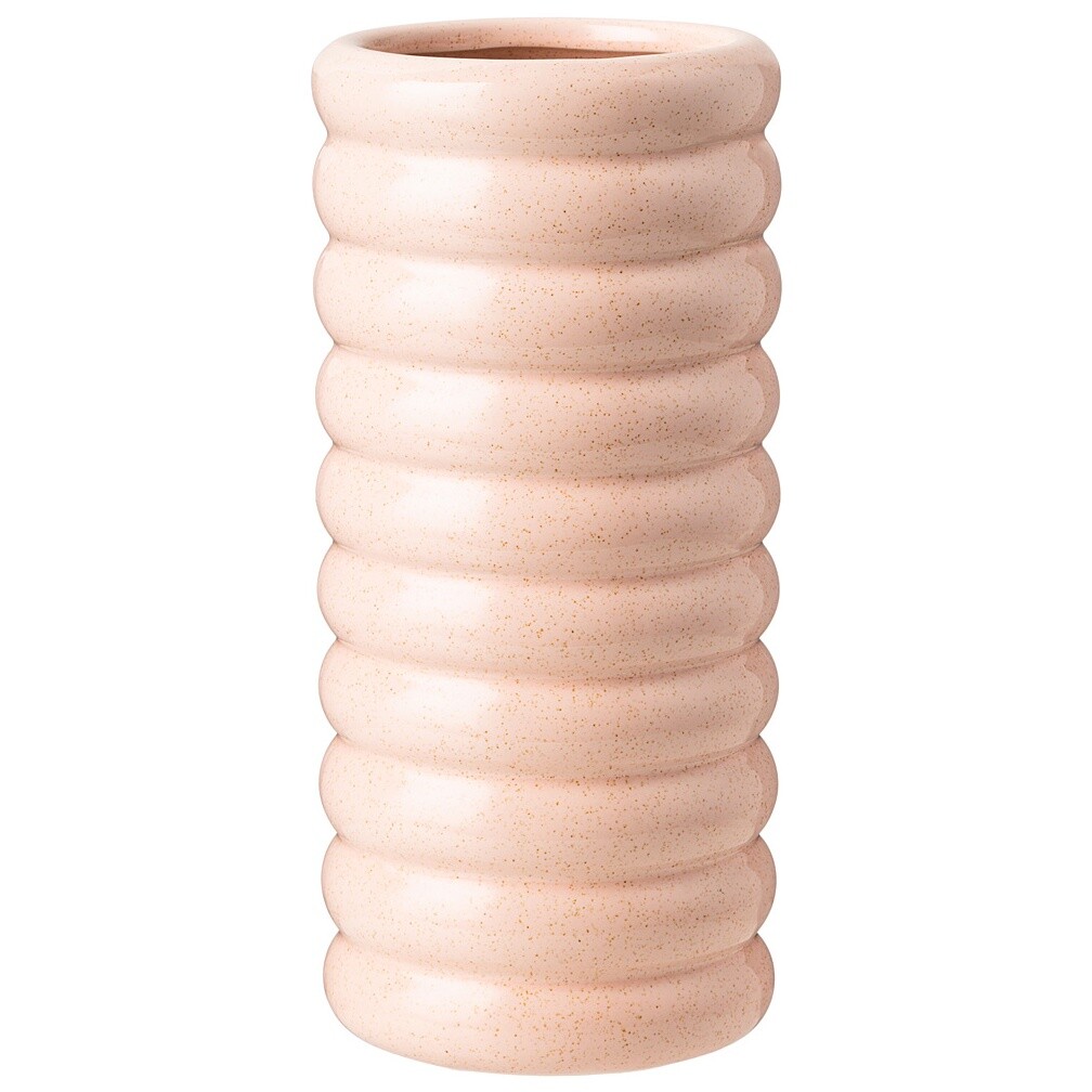 Ваза декоративная керамическая 28 см розовая ARM-112-555