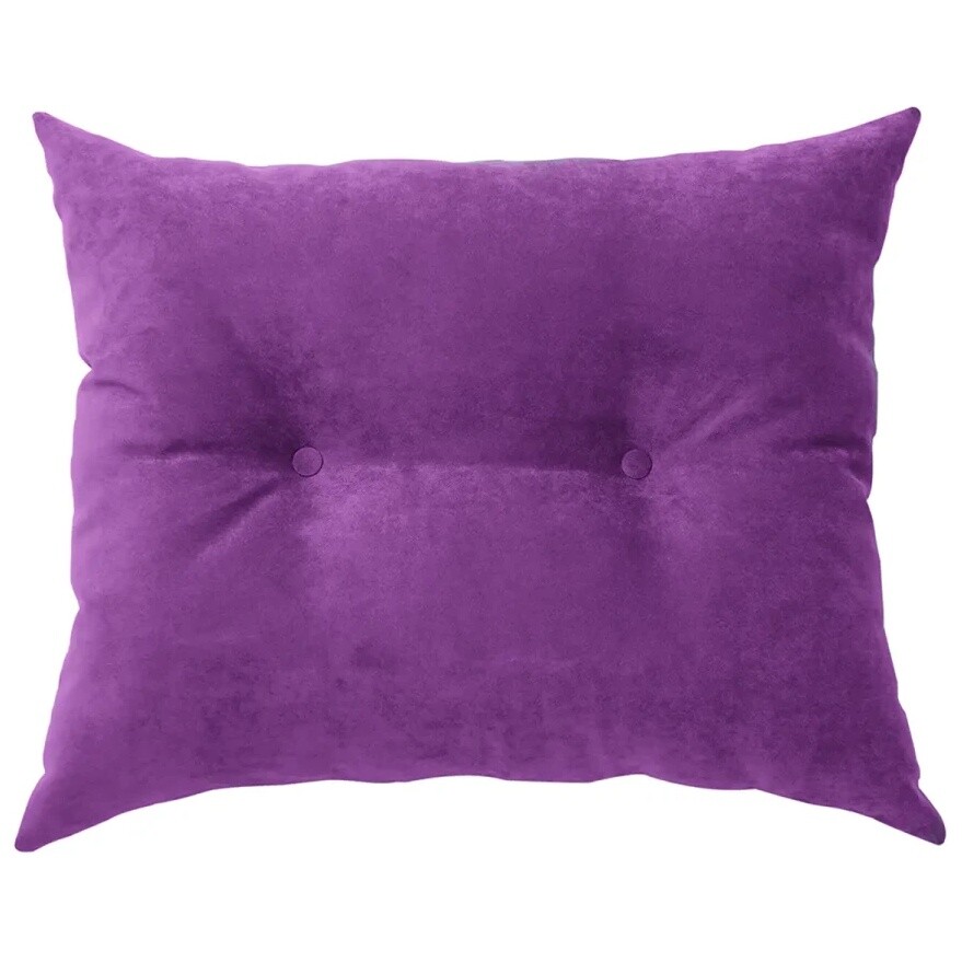 Подушка декоративная квадратная 60 см фиолетовая Chesterfield