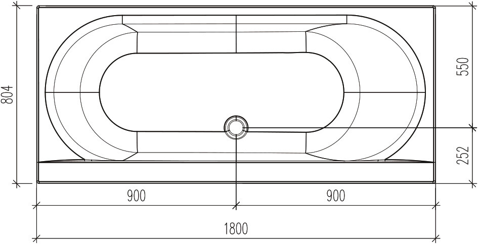 Ванна акриловая 180х80 см с душевой стойкой белая Stworki "Хадстен" SW1016075028 - изображение 7