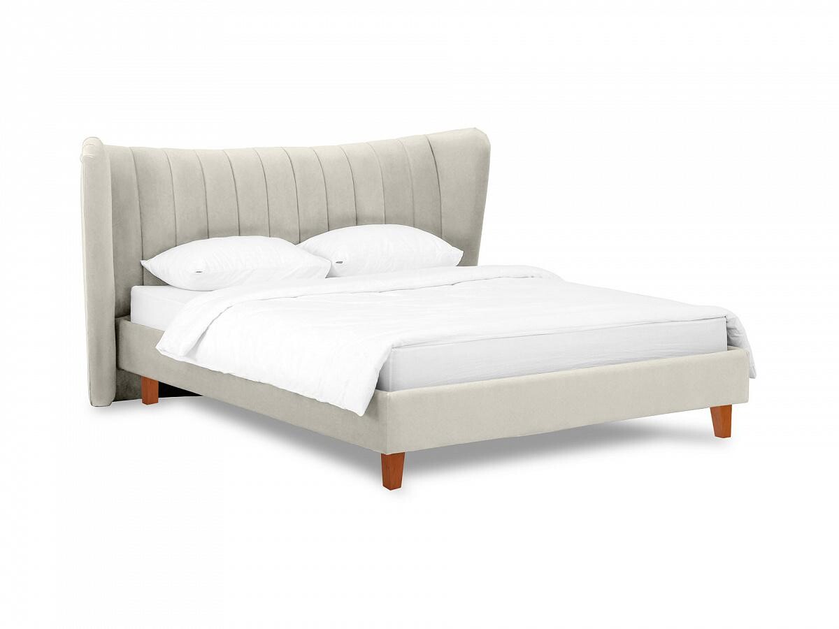 Кровать двуспальная 160х200 см белая Queen II Agata L