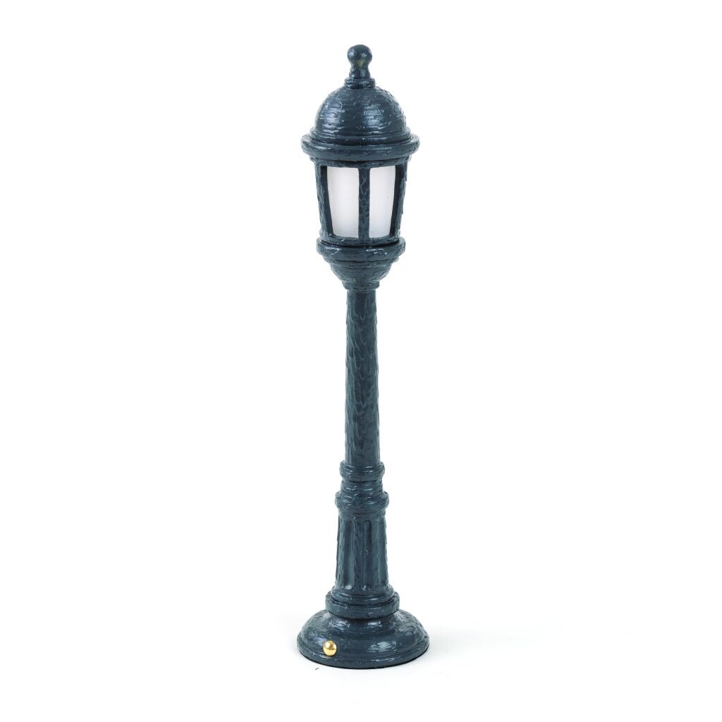 Настольная лампа 42х9,8 см грецкий орех Street Lamp Dining Black 14700